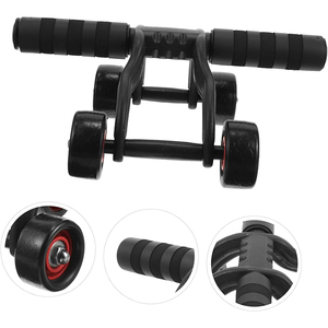 Venta al por mayor AB Rueda de culturismo Gimnasio en casa Fitness ABS Entrenamiento Muscular Equipo de entrenamiento Kit de rodillos con rodillera - Product Image 5