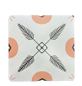Carrelage de <span class=keywords><strong>sol</strong></span> intérieur en porcelaine moderne rustique 300x300mm avec motif plume rose et design géométrique pour salle de bain et cuisine - Product Image 1