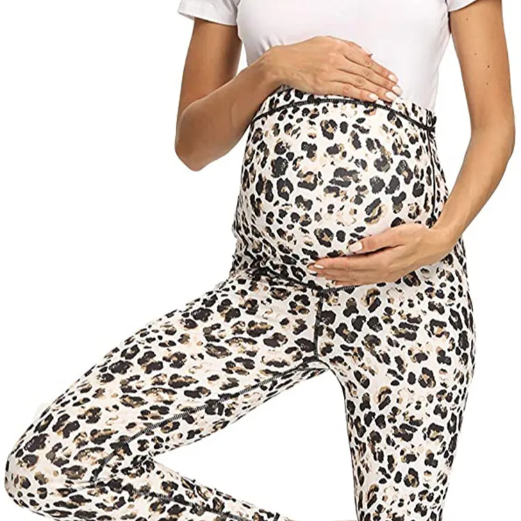 New Design Soft Exercise Wear Yoga Leggings Breathable Activewear Yoga Pants Pregnant Women Legging