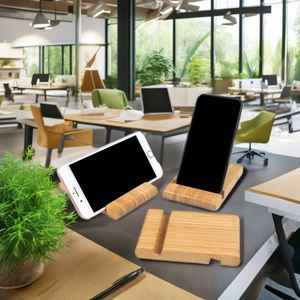 Hot Selling Eco-Friendly Carved Bamboo Phone and <b>Tablet</b> Stand Desktop <b>Holder</b> From Bamboo Crafts - Product Image 3