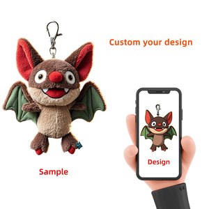 Peluches personnalisées pour Halloween, animaux en peluche sur mesure, porte-clés en peluche personnalisés - Product Image 1
