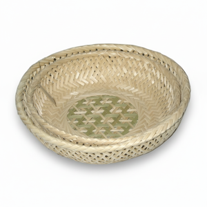 Cesta de Almacenamiento Vintage de Jacinto de Agua Tejida a Mano, Ecológica y Económica, con Asa, para Dormitorio, Sala de Estar, Baño - Product Image 1