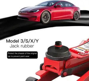 Araba Tesla modelleri için vinç lastik pedi 3, Y, S, ve X çerçeve koruyucu adaptör aracı araba Jack lastik tamponlar