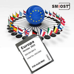 SMIOST Navi Android Navigation <span class=keywords><strong>GPS</strong></span> <span class=keywords><strong>Carte</strong></span> <span class=keywords><strong>Carte</strong></span> <span class=keywords><strong>SD</strong></span> Navig CID pour <span class=keywords><strong>Audi</strong></span> RMC A6 S6 A7 <span class=keywords><strong>Q3</strong></span> RSQ3 Europe Portable Utilisation Automobile - Product Image 1