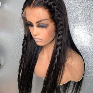 13x6 HD Lace Frontal Wigs Wholesale Long Straight Reddish Color Indian <b>Hair</b> Pre-Plucked Bleach Knots Glueless Wigs Human <b>Hair</b> - Product Image 1