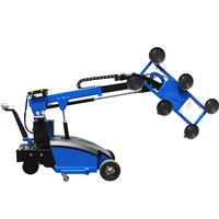 Petit chariot électrique compact 600kg 800kg Robot de levage sous vide en verre pour l'installation de panneaux solaires intérieurs et extérieurs en granit marbré