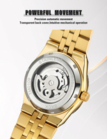 Nouvelle Montre Automatique de Qualité Forsining 2026 pour Homme, Bracelet en Acier Massif, Phase de Lune, Fabrication Originale, Montre d'Affaires Mécanique