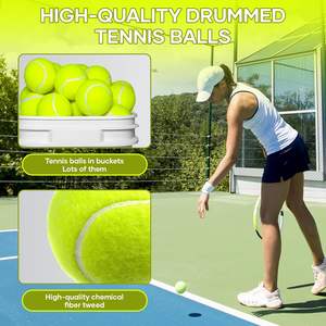 MOZKUIB Lot <span class=keywords><strong>de</strong></span> 38 <span class=keywords><strong>balles</strong></span> <span class=keywords><strong>de</strong></span> <span class=keywords><strong>tennis</strong></span> en vrac pour jeunes chiens Entraînement intérieur extérieur Jouets pour animaux <span class=keywords><strong>de</strong></span> compagnie Coach Pelotas <span class=keywords><strong>De</strong></span> Tenis Jeunes chiens - Product Image 2