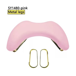 Hand Pillow Light Luxury Russian butterfly Double wings Nail Art Hand Pillow Metal Legs Customers Can <b>Rest</b> Desktop Nail Salon - Product Image 5