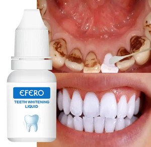 Sérum <span class=keywords><strong>liquide</strong></span> en poudre pour blanchir les dents EFERO, sérum de nettoyage pour l'hygiène bucco-dentaire, mousse blanchissante pour les dents - Product Image 1