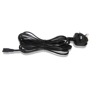 1.5M 1M High Quality Electric Wire Manufacturer UK PVC Power Plug AC Power Cord Cable