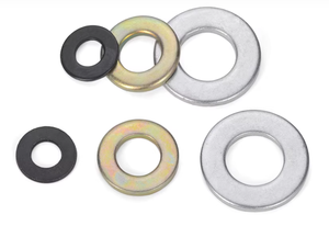 Rondelles plates métriques en laiton extra épaisses, zinguées blanc, M1.6-M64, tolérances 100HV-300HV pour diverses applications - Product Image 2