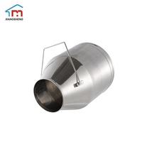 Seau de traite en acier inoxydable Xiangsheng de qualité alimentaire 30L 304 pour agriculteur et machine à traire de vache dans une ferme laitière