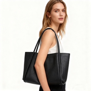 Borsa da Donna alla Moda 2026 - Borsa in Pelle Vegetale PU Effetto Litchi - Borsa a Tracolla da Donna - Product Image 5