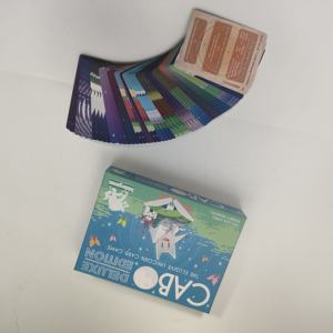 Créer une impression couleur avant et arrière Carte mémoire Valeurs du jeu Carte Deck Custom CAB with Box - Product Image 6