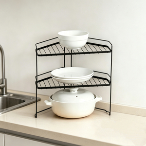 Multifunctional Kitchen Storage Rack Drill-Free Freestanding <strong>Desktop</strong> Storage <strong>Shelving</strong> <strong>Unit</strong> - Product Image 3