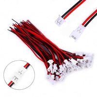 JST Kabel Konektor Micro Male Female, 1.25Mm 2 Pin 80Mm