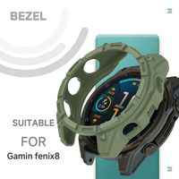 Smart Watch Bumper Soft TPU Stoß feste Schutzhülle für Garmin Fenix 8 MIP Solar 47mm 51mm AMOLED Zubehör