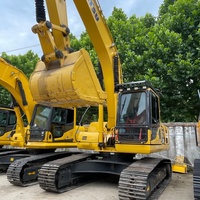 Excavadora Usada Komatsu PC220 en Oferta, Rendimiento Estable, Bajo Consumo de Combustible, para Movimiento de Tierras, Carga en Canteras, Construcción de Carreteras