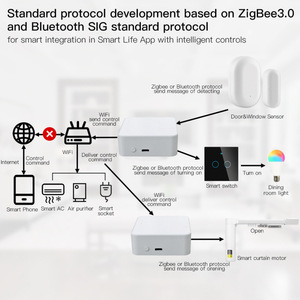 <span class=keywords><strong>Lapu</strong></span> สำหรับสวิตช์ TYPE-C เกตเวย์แบบมีสาย ZigBee หลายโหมด DC5V แอปสมาร์ทไลฟ์1A กับวัสดุ LAN PC WIFI - Product Image 4