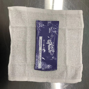 Serviettes humides en coton en gros, prix d'usine, serviettes humides parfumées pour restaurant, compagnie aérienne, hôtel, salle de sport - Product Image 1