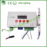 Contrôleur de pixels LED K-1000C Original Ws2812 K1000C SPI 1500 pixels programmable DMX512 Ws2811 Carte SD Contrôleur de pixels LED