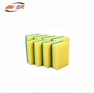 <span class=keywords><strong>Estropajo</strong></span> plástico <span class=keywords><strong>verde</strong></span> de la bola de esponja del precio al por mayor de la fabricación de China para la limpieza profunda de la cocina - Product Image 4