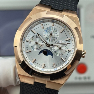 Reloj Automático con Calendario Perpetuo en Tono Oro Rosa, Nuevo Modelo 2026, Reloj Mecánico para Hombre con Esfera Plateada y Fase Lunar - Product Image 4