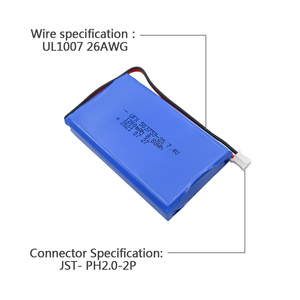 充電式リチウム電池パック中国メーカーサポートOEM ODM UFX <span class=keywords><strong>503759</strong></span> 2S 1200mAh 7.4Vバッテリー - Product Image 4