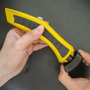 Tiện ích dao kim loại hợp kim xử lý với cao su có thể thu vào lưỡi có thể thay đổi lợp nhựa hộp carton dao cắt - Product Image 2