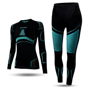 Cotton/Bamboo Fiber Women's Long Johns Customized Color & Size Sublimation Printed Rachelsport RS-L-326 Knitted - Product Image 1
