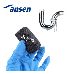 ערכת תיקון אטימה איכותית, סרט תיקון צינורות המופעל על ידי מים, סרט קיבוע מסיבי זכוכית לתיקון צינורות שמן, גז ומים - Product Image 5