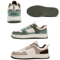 Chaussures de skate décontractées pour hommes avec logo personnalisé du fabricant, OEM ODM, à lacets, respirantes, semelle en caoutchouc antidérapante, vente en gros de chaussures de sport