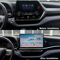ACARDASH Radio de Auto con Pantalla Grande de 15.6 Pulgadas, Android 13, Estéreo Multimedia, Carplay, Navegación GPS para Toyota Highlander 2026, 8 Núcleos, DSP
