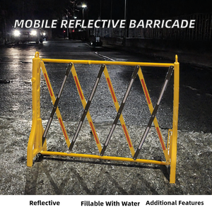 Barrera de Seguridad Vial Expandible, Móvil, Reflectante, de HDPE, Rellenable con Agua, de 960 mm, CN;HEN - Product Image 2