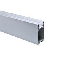 Profilé LED en aluminium 35*70mm pour éclairage de bureau, suspension linéaire, canal LED pour bande lumineuse LED - Vente chaude