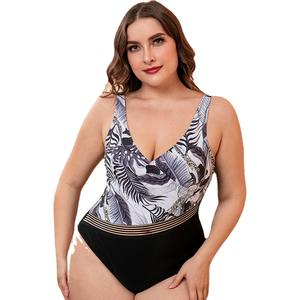Großhandel <span class=keywords><strong>XXXL</strong></span> Plus Size One Piece Badeanzug 2022 Neuankömmling Bademode Weiblich Retro Beach Wear Badeanzug Brasilia nischer Bikini - Product Image 1