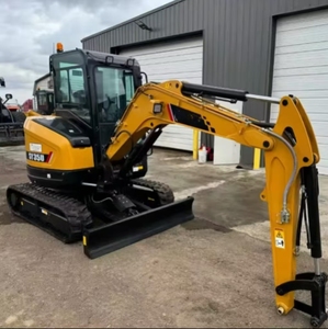 Mini <strong>Excavator</strong> SY35U with a Weight of 3780KG and Volume of 0.12m&sup3; Tree Cutter Track Press Shear Mower Mulcher <strong>Price</strong> <strong>List</strong> Tractor - Product Image 3