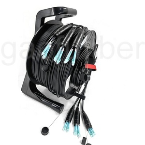 Connecteur optique LC mâle 4 canaux, monomode, 4 fibres, avec gaine renforcée, pour bobine de câble de scène robuste pour événements - Product Image 3