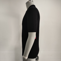 Pull-over en maille pour homme Jny Odm & Oem de haute qualité, à manches courtes, coupe ajustée, motif fantaisie, pour le printemps et l'été