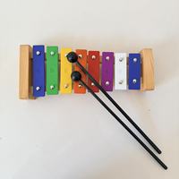 Early Education Unlock Toy Multi-function Music Wooden Toys Instrument Piano With 8 Colored Children's Xylophone Toy
