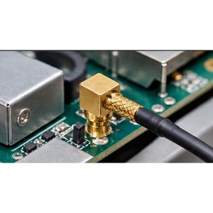 Raccord et connecteur hydrauliques coudés à angle droit en laiton durable pour systèmes résistants à la corrosion - Product Image 1