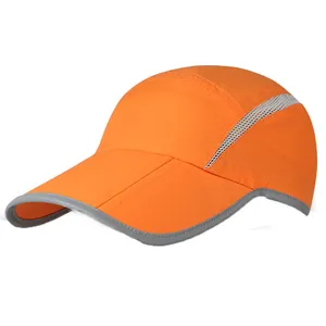 หมวกเบสบอลปรับได้โพลีเอสเตอร์หมวกกีฬาหมวกเบสบอลปรับได้ขายส่งออกแบบโลโก้ปริมาณการสั่งซื้อขั้นต่ำต่ำ