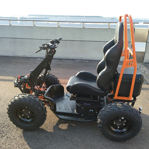 Nouvelle trottinette électrique pour adultes de 6000 W avec quatre roues de 23 pouces à vendre avec certificat CE Go Cart - Product Image 3