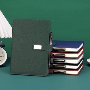 Luxury Elegant A5 PU <b>Notebook</b> <b>Set</b> with Durable Magnetic Leather Cover Office <b>Notebook</b> <b>Set</b> Pen Refill Durable Gift <b>Notebook</b> <b>Set</b> - Product Image 2