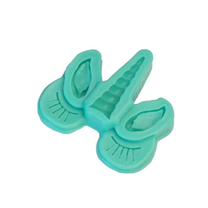 Unicorn Cake Decorating Mold Silicone DIY Ice Cream Eyes Ears Chocolate Mold For Birthday Cake Making - Product Image 5