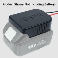 Adaptateur Power Wheels pour Makita 18V comprend 1820 1850 Dock connecteur d'alimentation 14 jauge fil outil Batteries cadre de montage DC