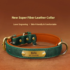 <span class=keywords><strong>Collar</strong></span> de <span class=keywords><strong>perro</strong></span> antipérdida de patrón sólido con cintas decoradas con grabado láser para perros pequeños y medianos, cinta de cuero para <span class=keywords><strong>Collar</strong></span> de <span class=keywords><strong>perro</strong></span> - Product Image 2