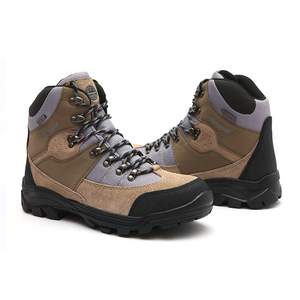 Factory OEM ODM scarpe da <span class=keywords><strong>Trekking</strong></span> impermeabili da <span class=keywords><strong>donna</strong></span> scarpe da <span class=keywords><strong>Trekking</strong></span> allacciate scarpe da campeggio traspiranti scarpe comode in pelle scamosciata - Product Image 1