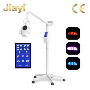Unité de blanchiment dentaire à lumière froide haute puissance avec bras rotatif réglable et base sur roulettes pour opérations de thérapie orale en milieu hospitalier - Product Image 1